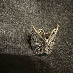 Sterling silver butterfly ring sz 7.5